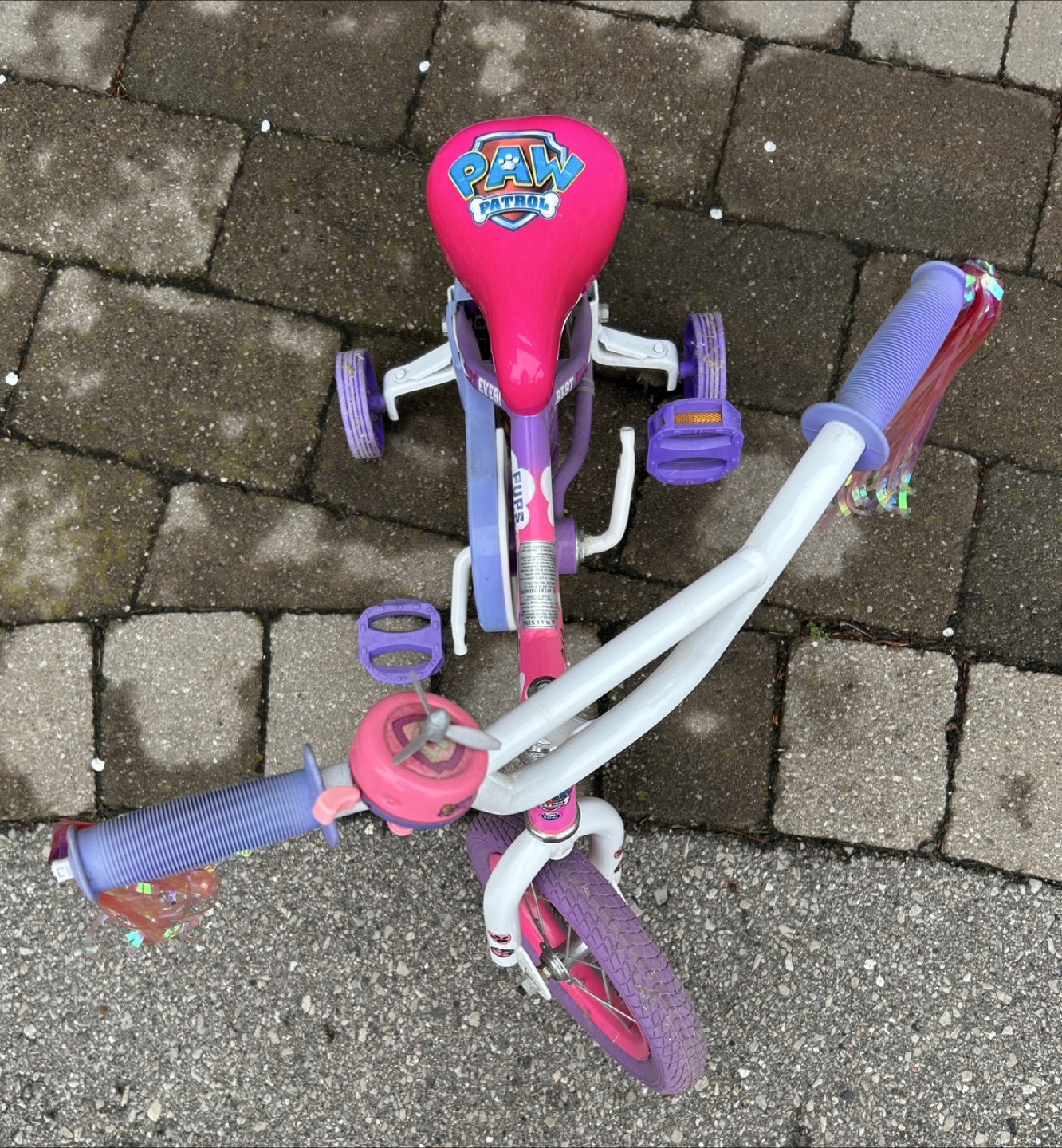 Paw Patrol Girls' Bike with Training Wheels - photo 4