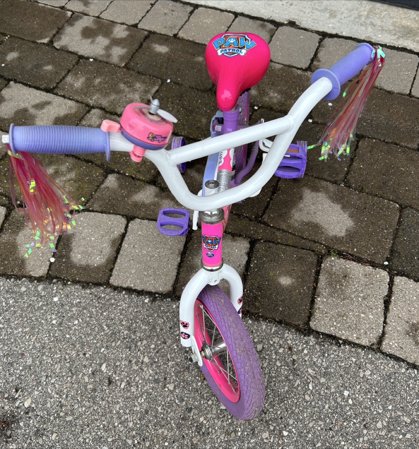 Paw Patrol Girls' Bike with Training Wheels - photo 2