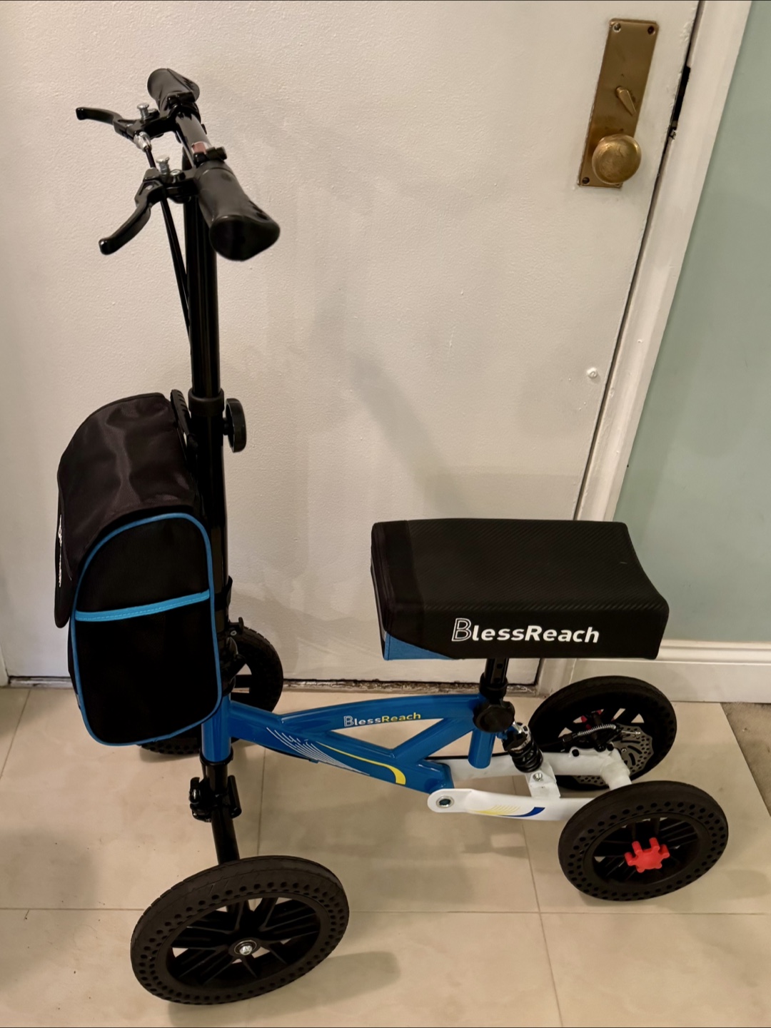 Like new BlessReach Knee Scooter, All Terrain & Foldable