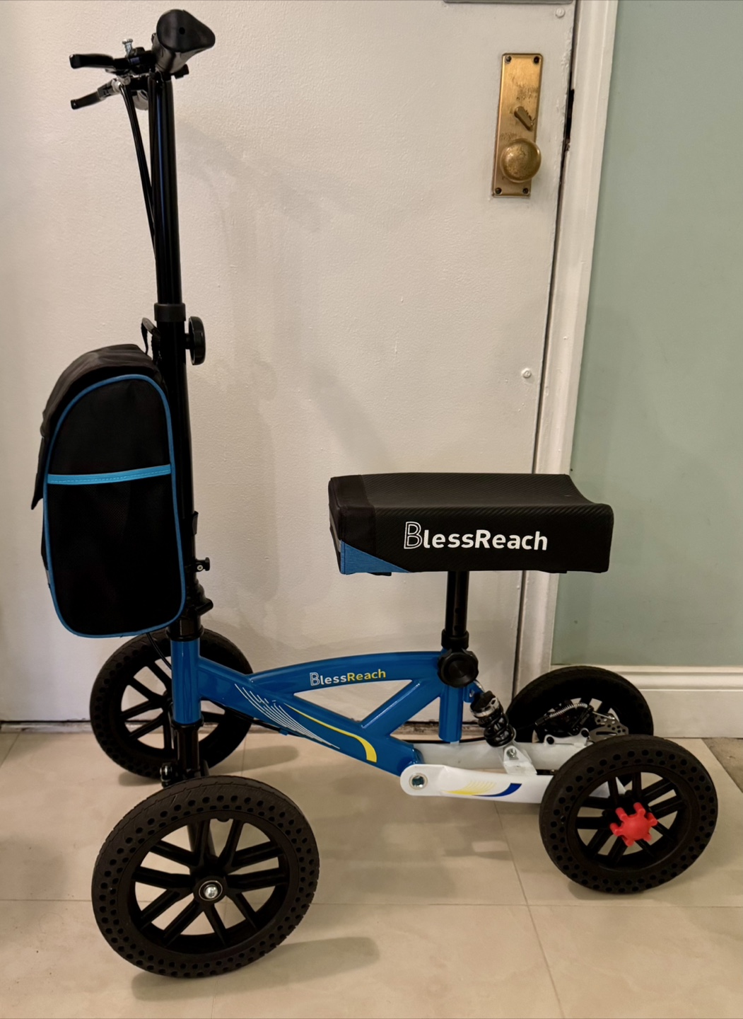 Like new BlessReach Knee Scooter, All Terrain & Foldable - photo 2