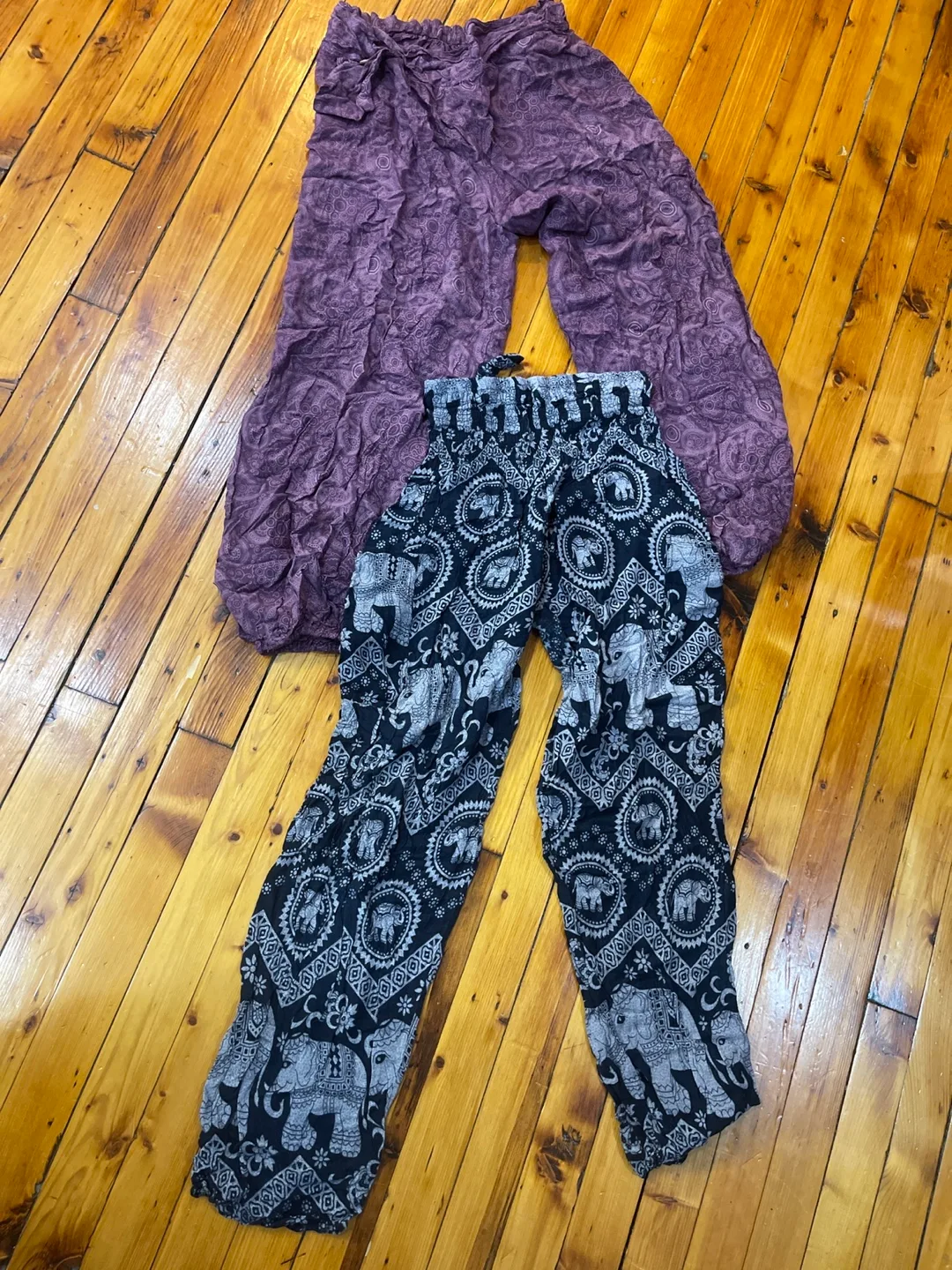 Two pairs of women's harem pants free with purchase thumbnail