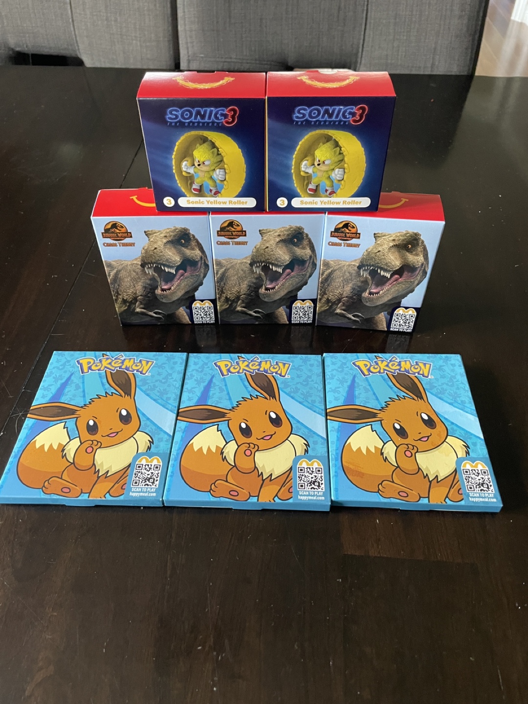 McDonald's Happy Meal Toys - Sonic, Jurassic World & Pokémon