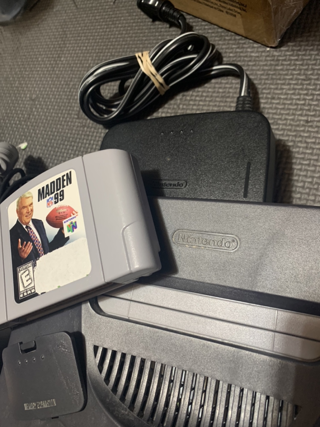 Nintendo 64 Console with Two Controllers and Madden 99 - photo 2