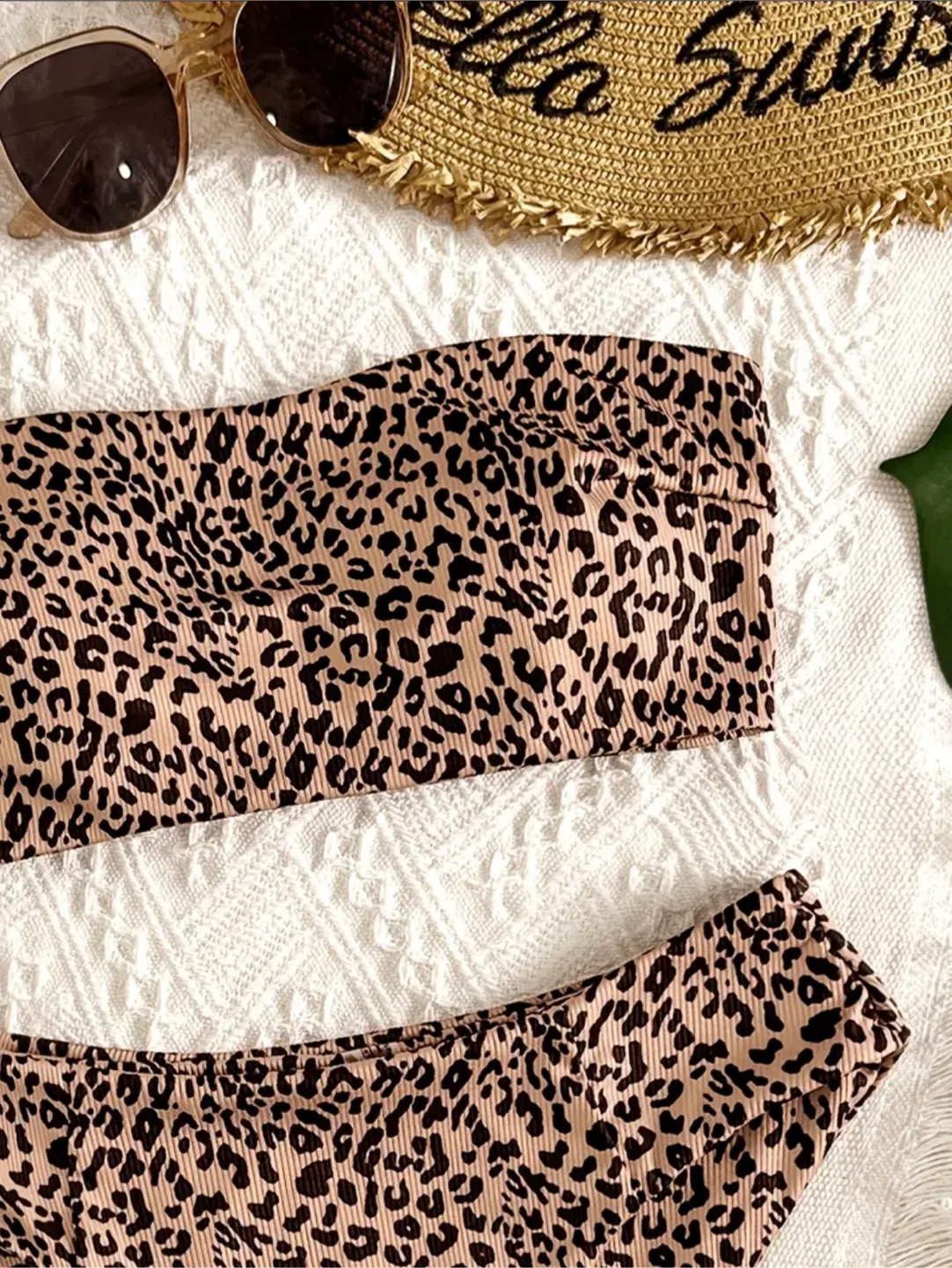 Cheetah Print Banded Bikini Set image indicator(3)