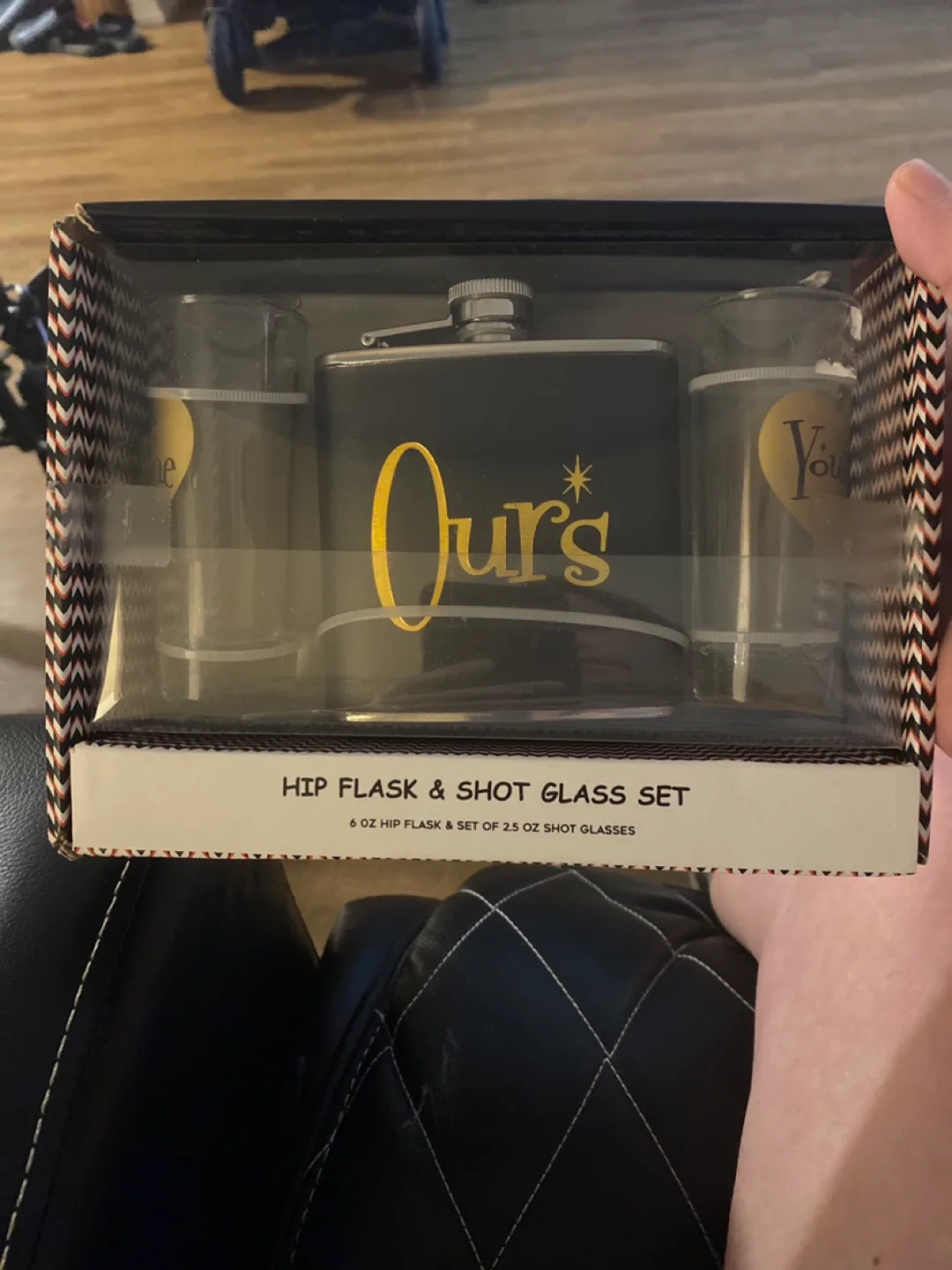 Hip Flask and Shot Glass Set - Ours thumbnail