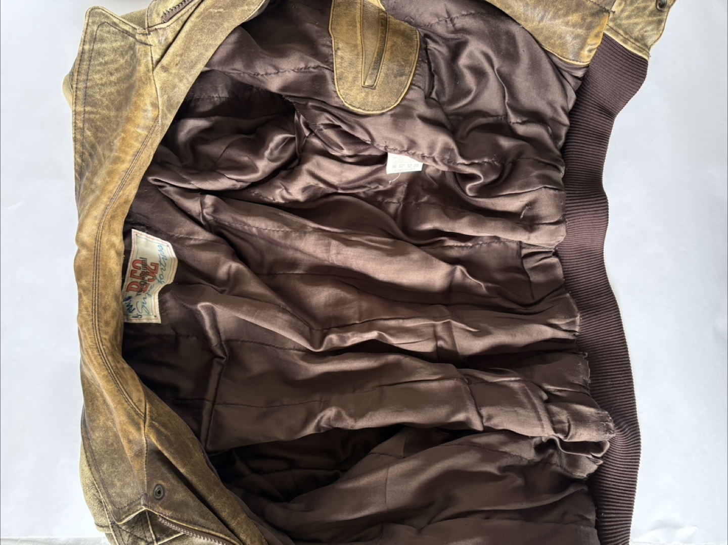 Men’s 1980’s leather bomber jacket - photo 5