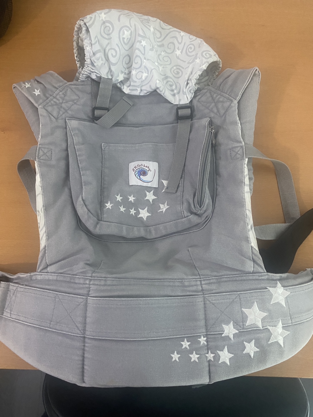 Ergobaby Baby Carrier - Grey Star Design