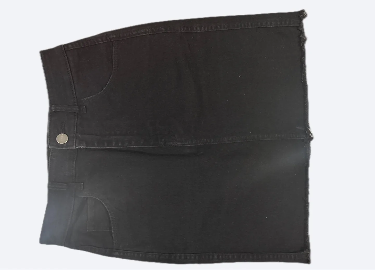 Black Denim Mini Skirt - Size US 2 thumbnail