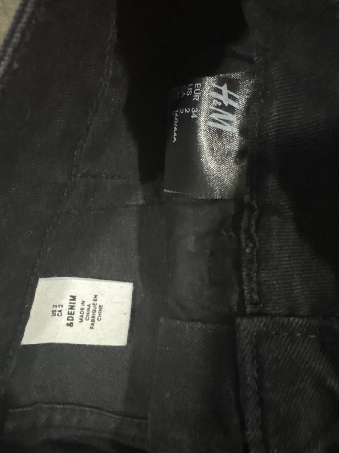 Black Denim Mini Skirt - Size US 2 image indicator(2)