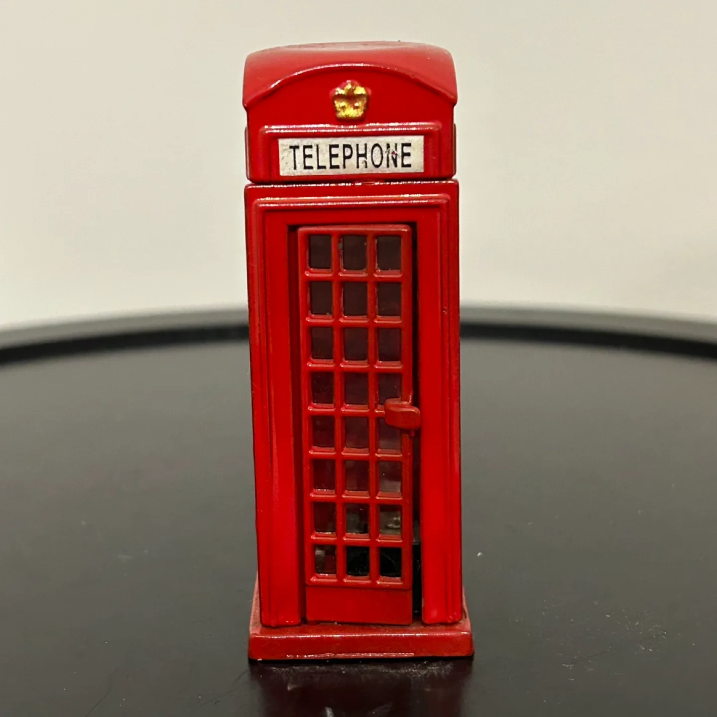 London Phone Box Pencil Sharpener -  Metal 3,5”🏒 thumbnail