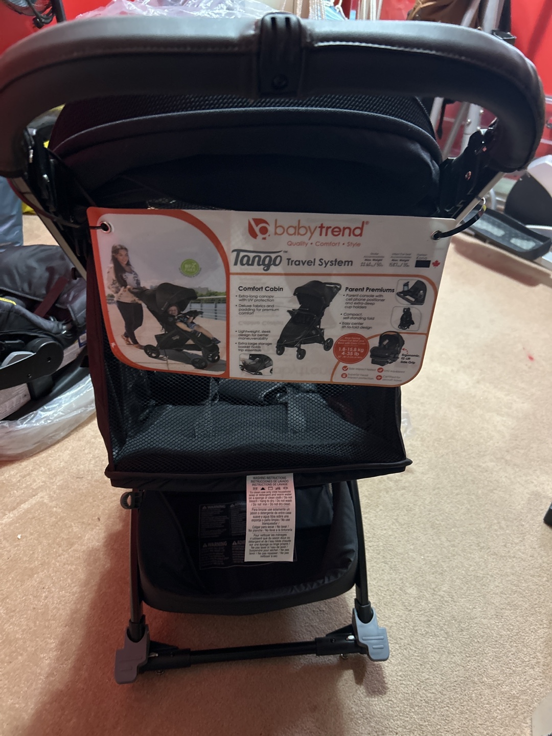BabyTrend Tango Travel System - Black - photo 5