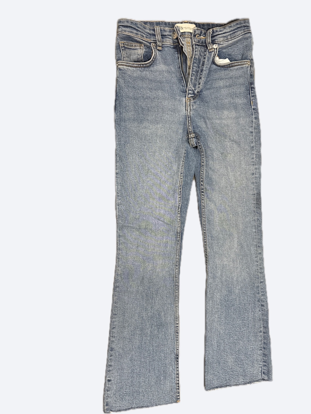 Zara Light Wash Flare Jeans - Size EUR 34