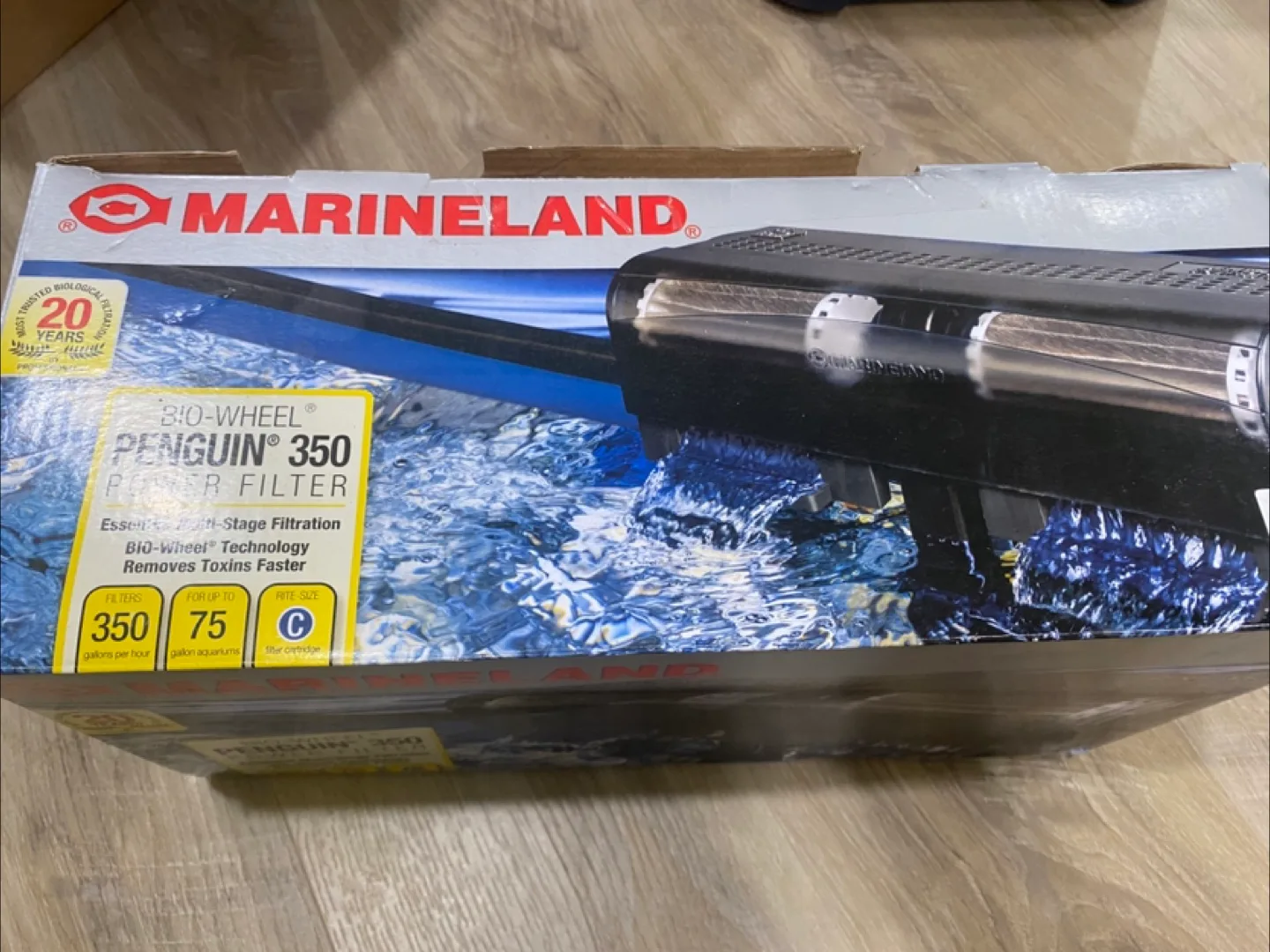 Marineland Penguin 350 Bio-Wheel Power Filter - New in Box image indicator(3)
