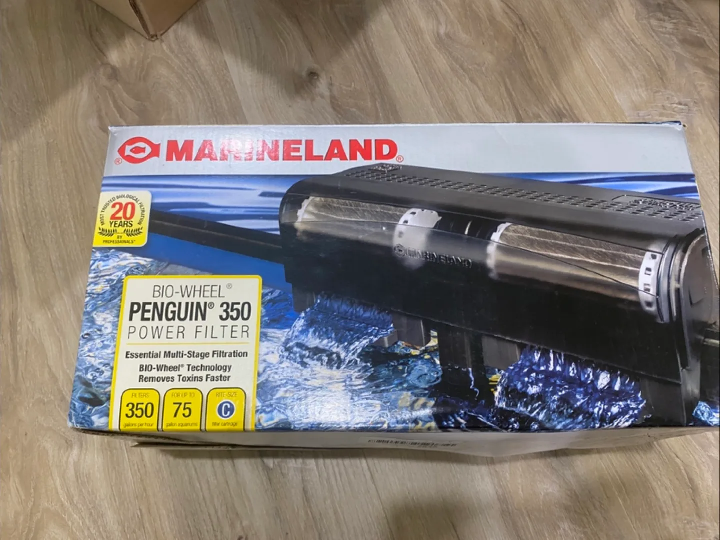 Marineland Penguin 350 Bio-Wheel Power Filter - New in Box image indicator(4)