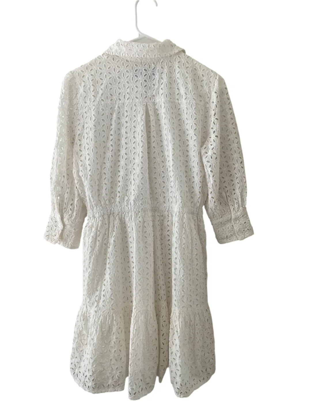 MC2 St Barts White Sangallo Mini Dress - Size S image indicator(7)