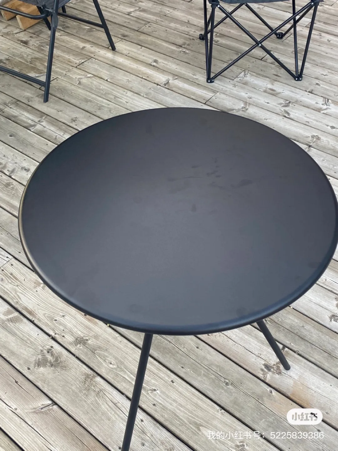 Black Metal Bistro Table thumbnail