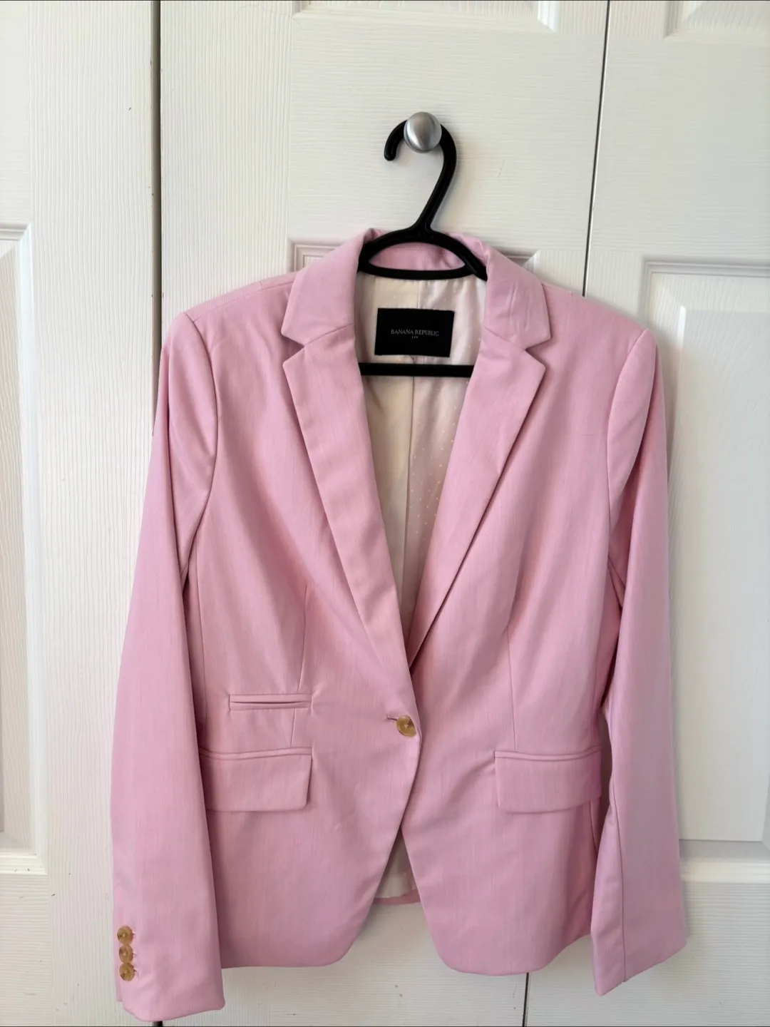 Banana Republic Pink Blazer Size 4 thumbnail
