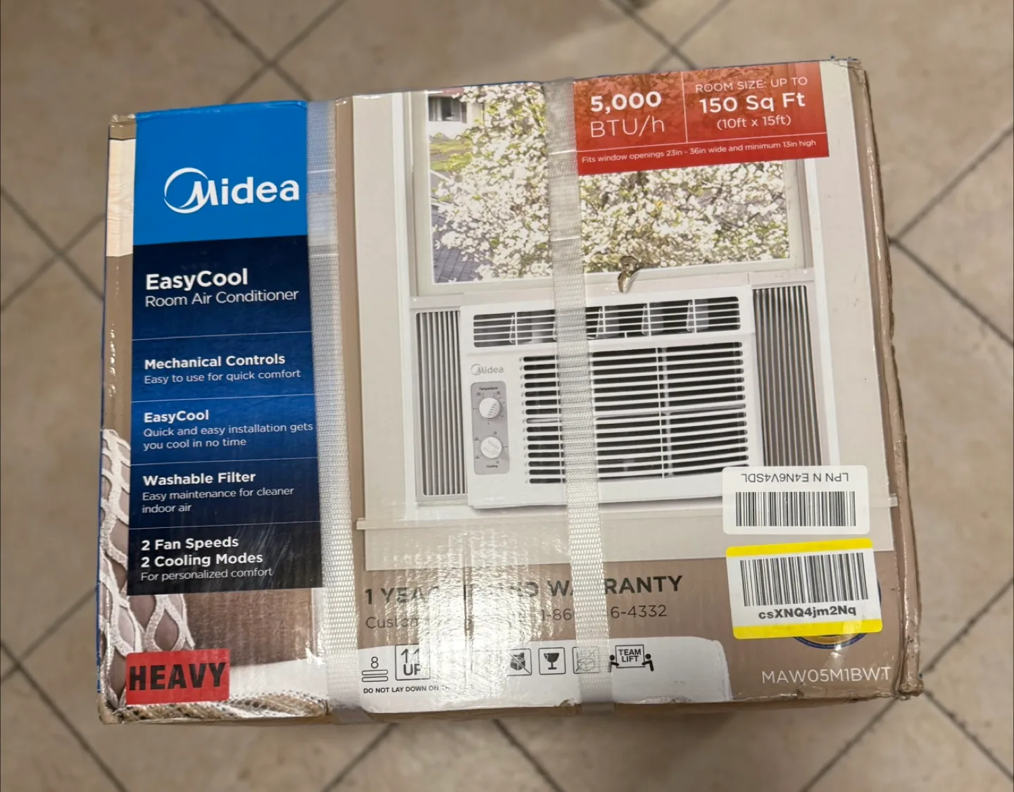 Midea EasyCool 5000 BTU Window Air Conditioner thumbnail