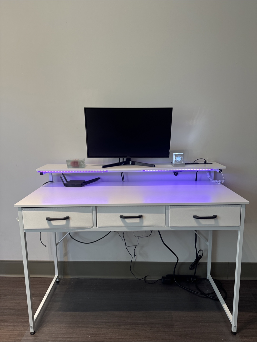 MOVE OUT SALE!! White Computer Desk