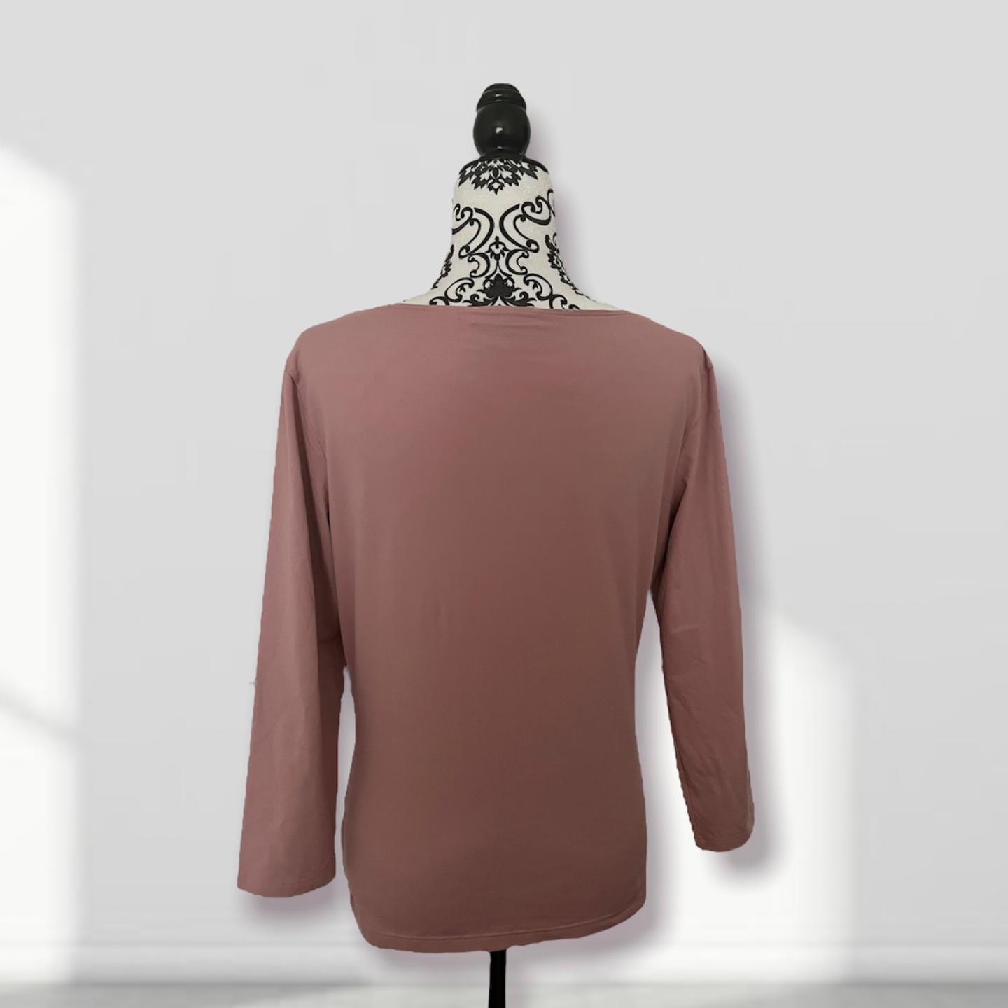 Moschino Jeans y2k Dusty Rose Long Sleeve Top - photo 4