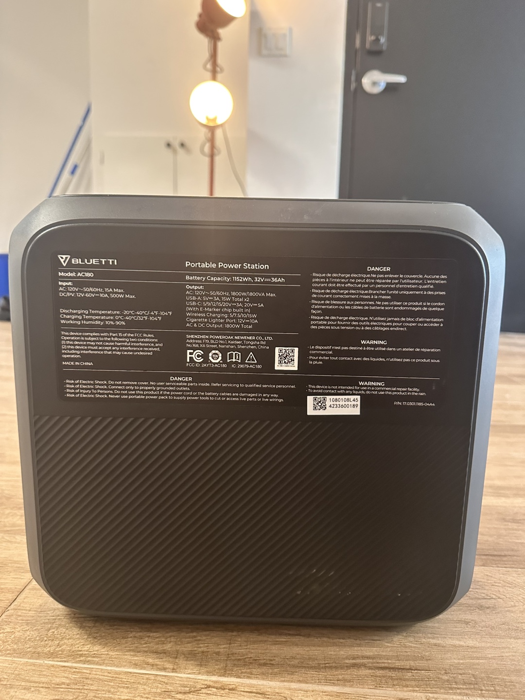 Bluetti AC180 Portable Power Station