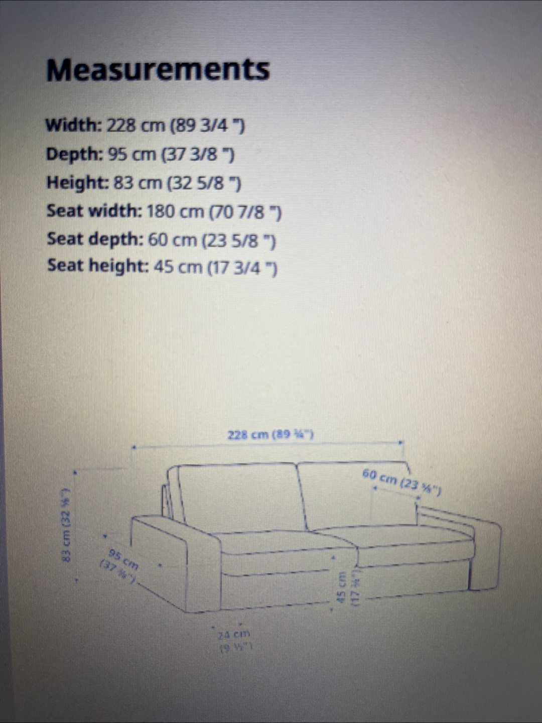 IKEA KIVIK 2-seat Sofa - Grey - photo 3