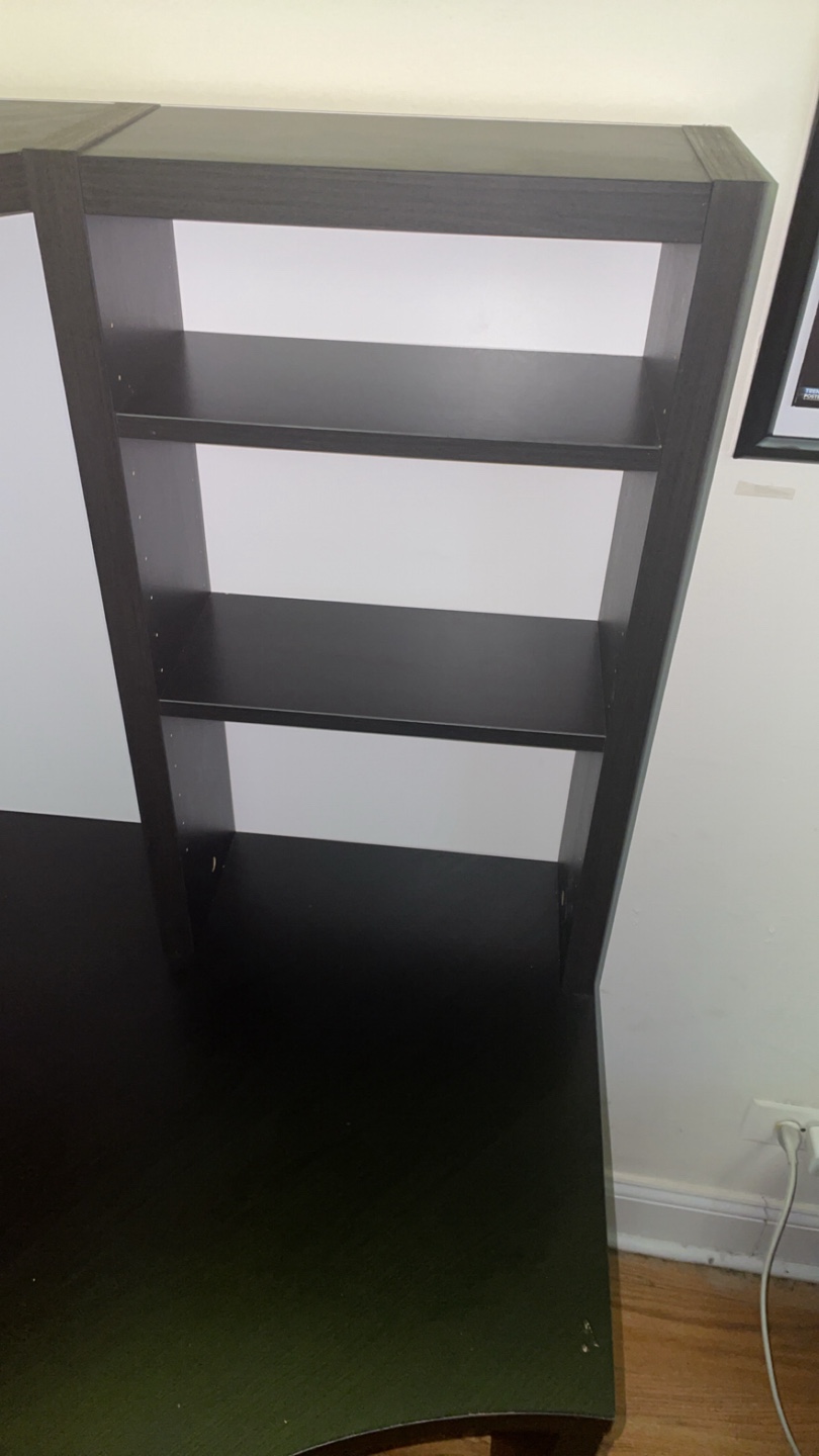 IKEA Corner Desk with Hutch - photo 3