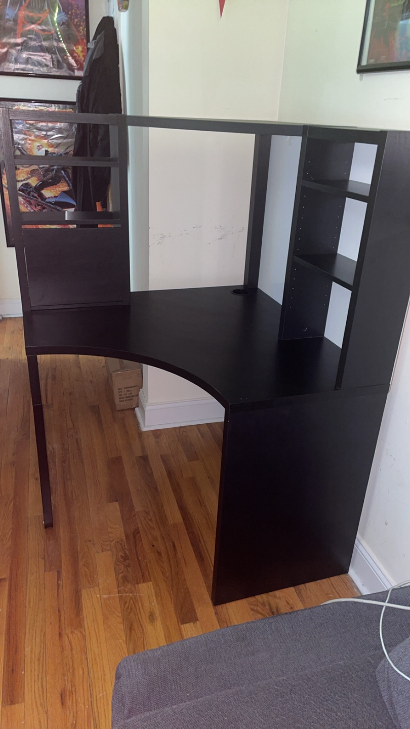 IKEA Corner Desk with Hutch