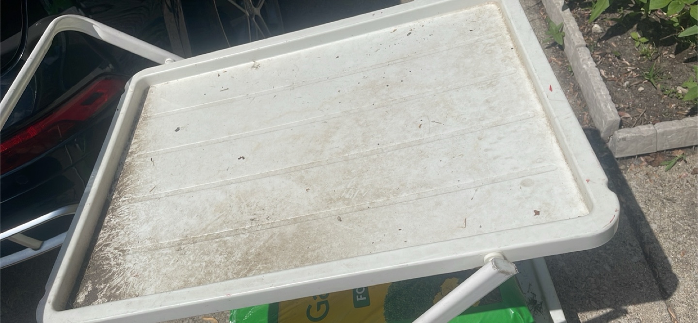 White Two-Tier Rolling Cart - photo 4