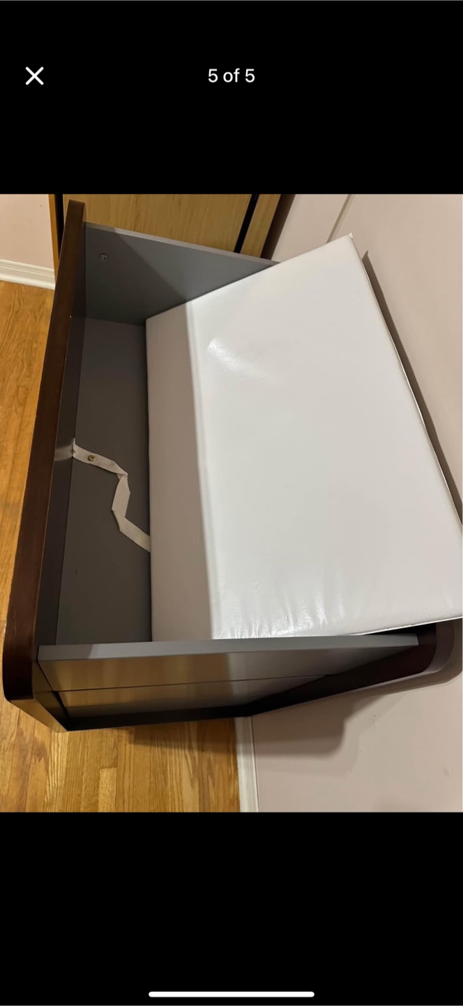 Diaper Changing Table with Three Drawers - photo 5