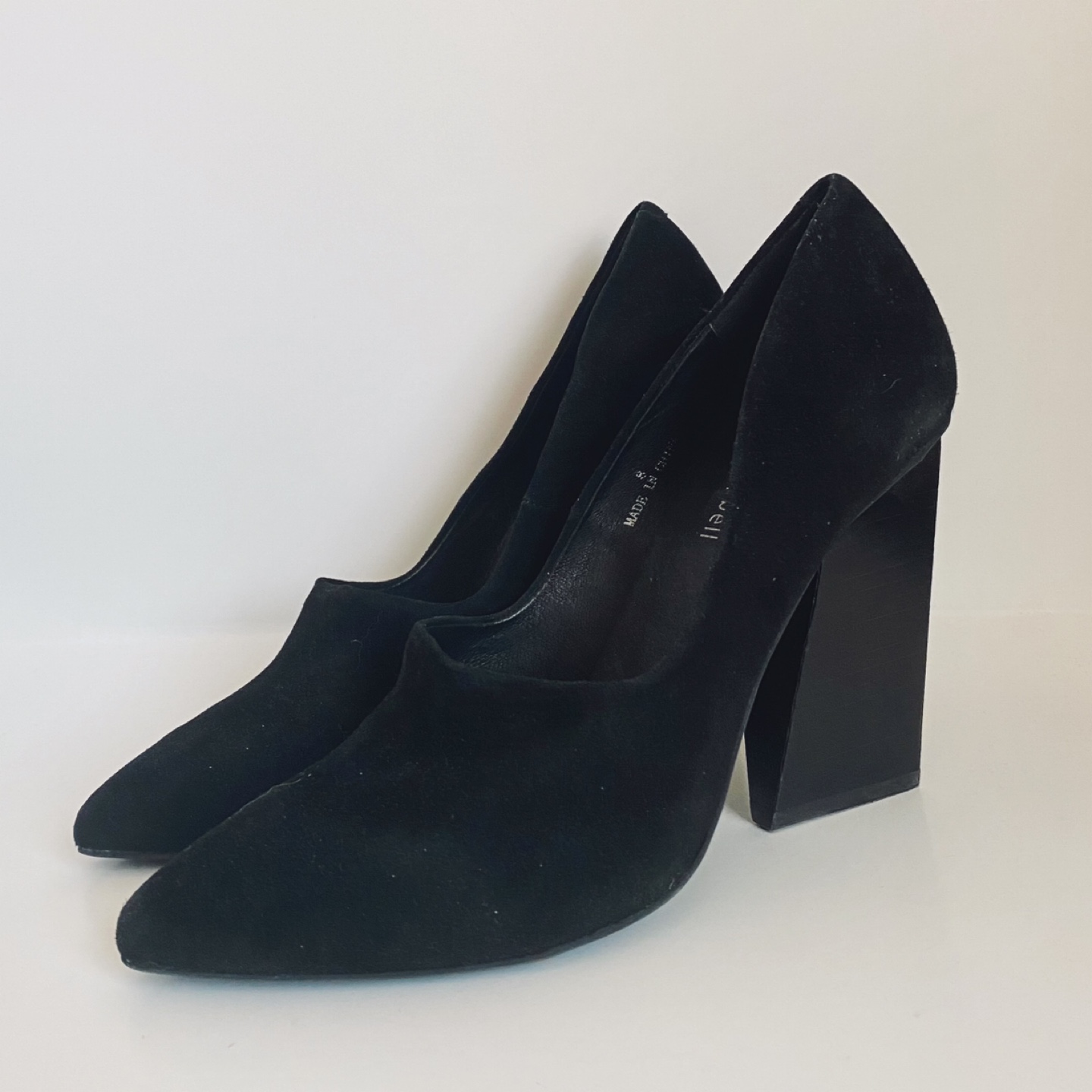 Jeffrey Campbell Velvet Suede Chunky Block Heels - photo 3