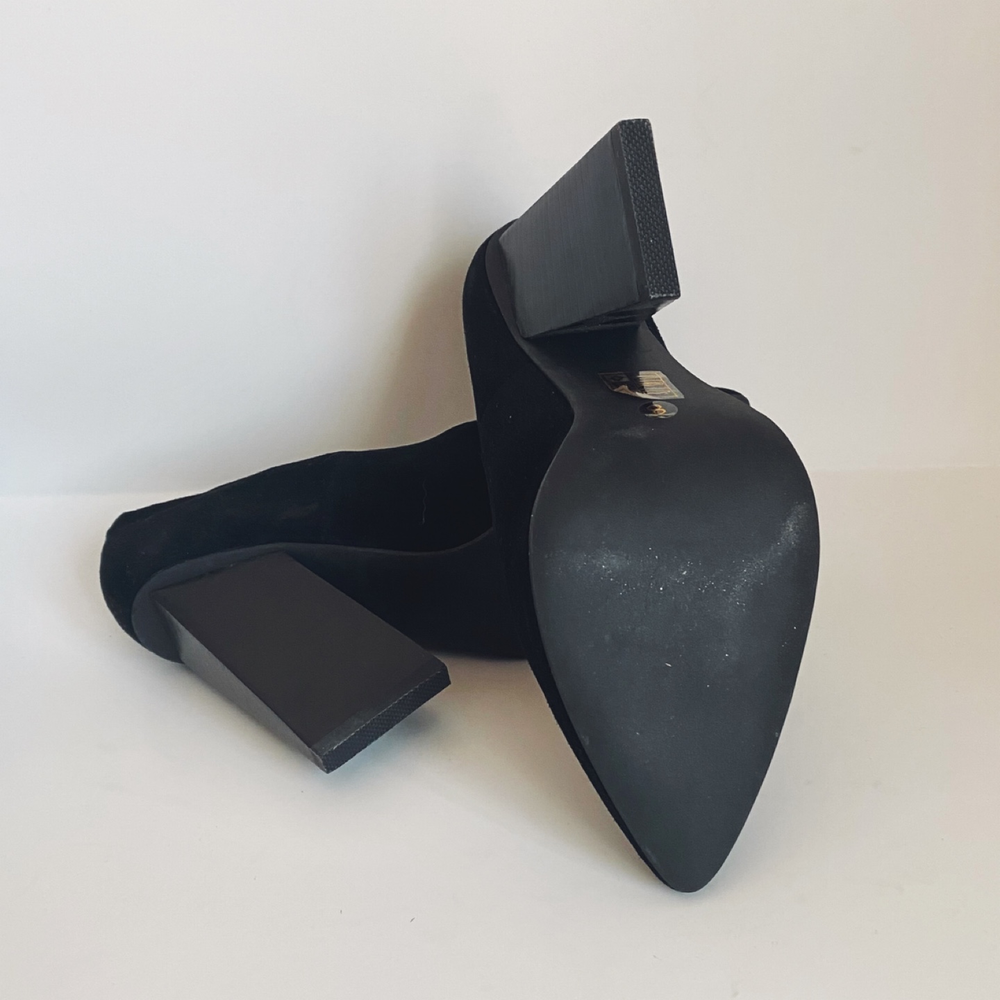 Jeffrey Campbell Velvet Suede Chunky Block Heels - photo 4