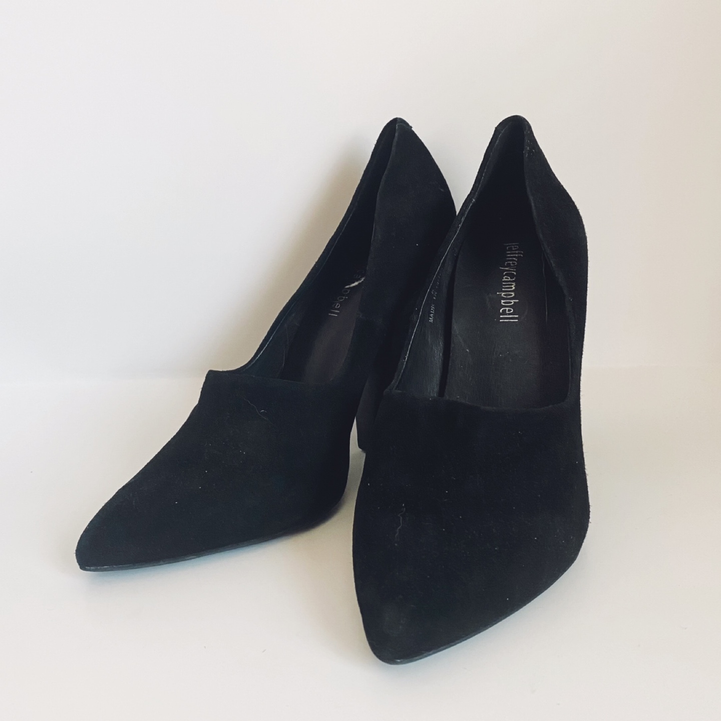 Jeffrey Campbell Velvet Suede Chunky Block Heels - photo 2