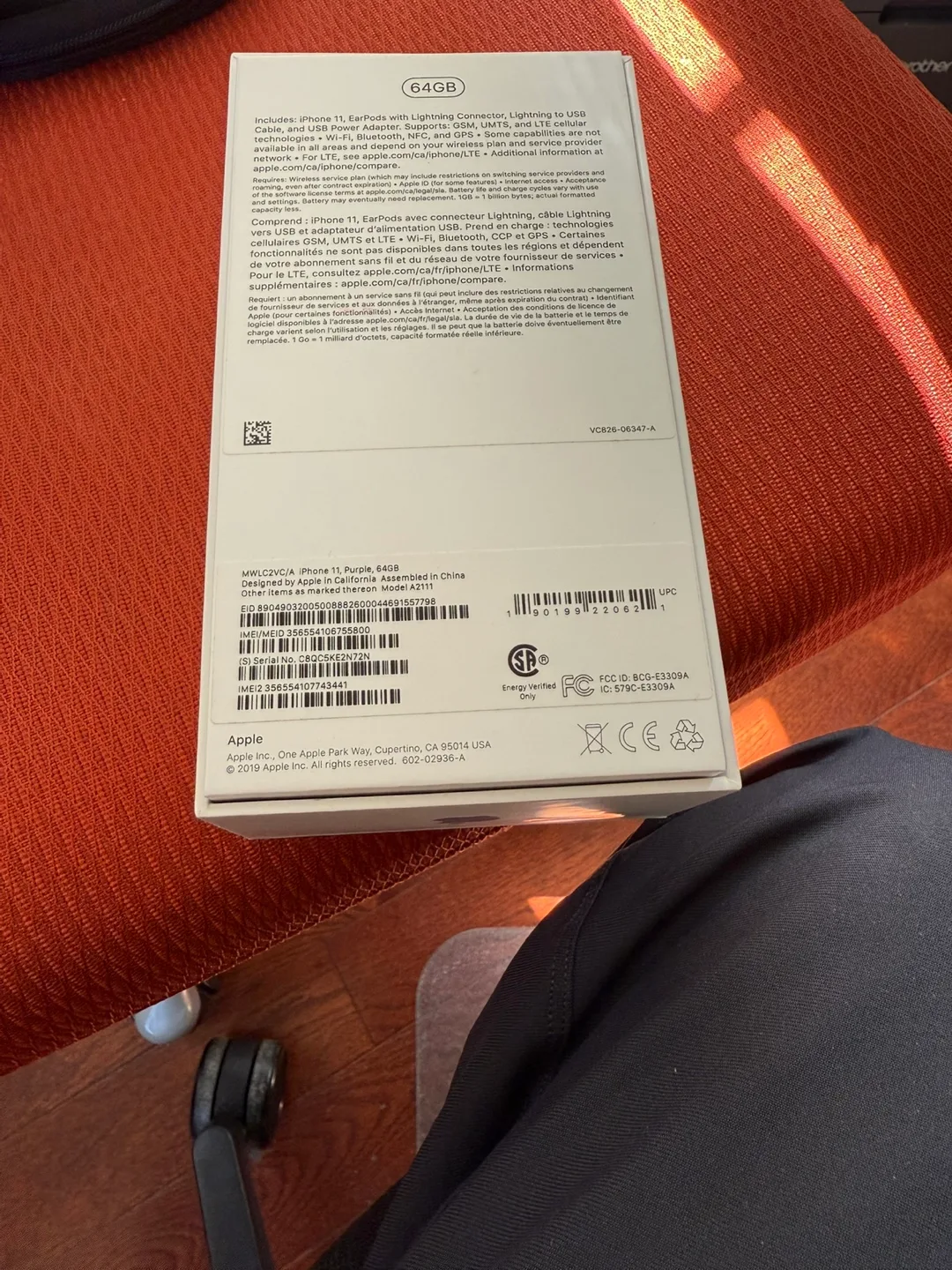 iPhone 11, 64GB, Purple, with Box and Case image indicator(7)