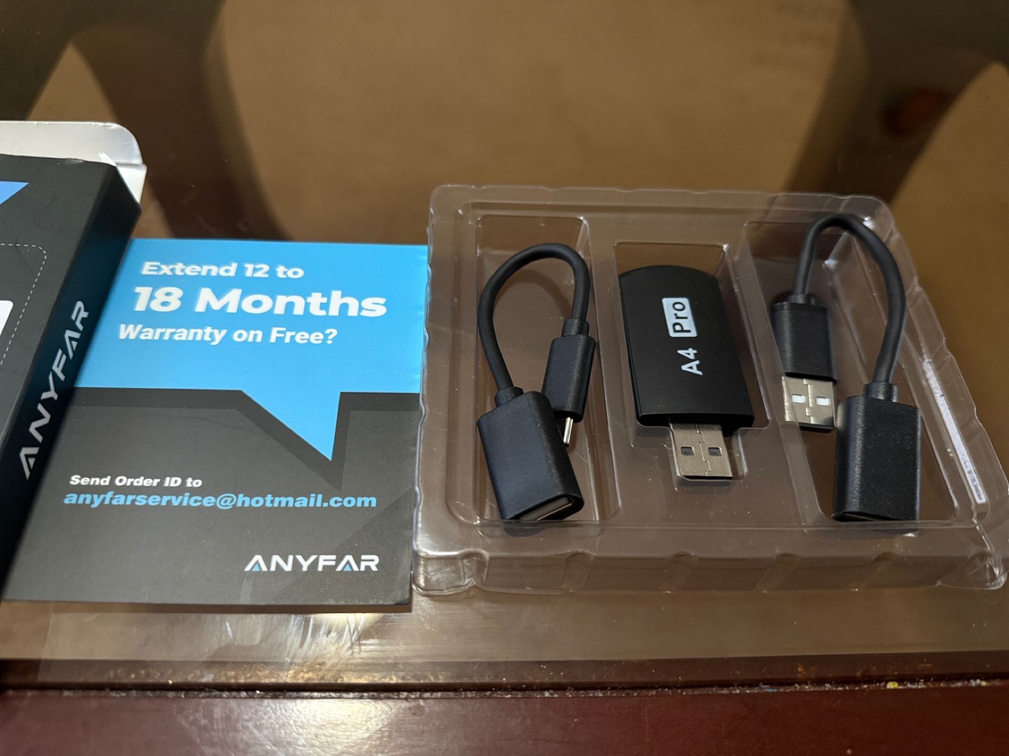 ANYFAR A4 Pro Wireless CarPlay Adapter