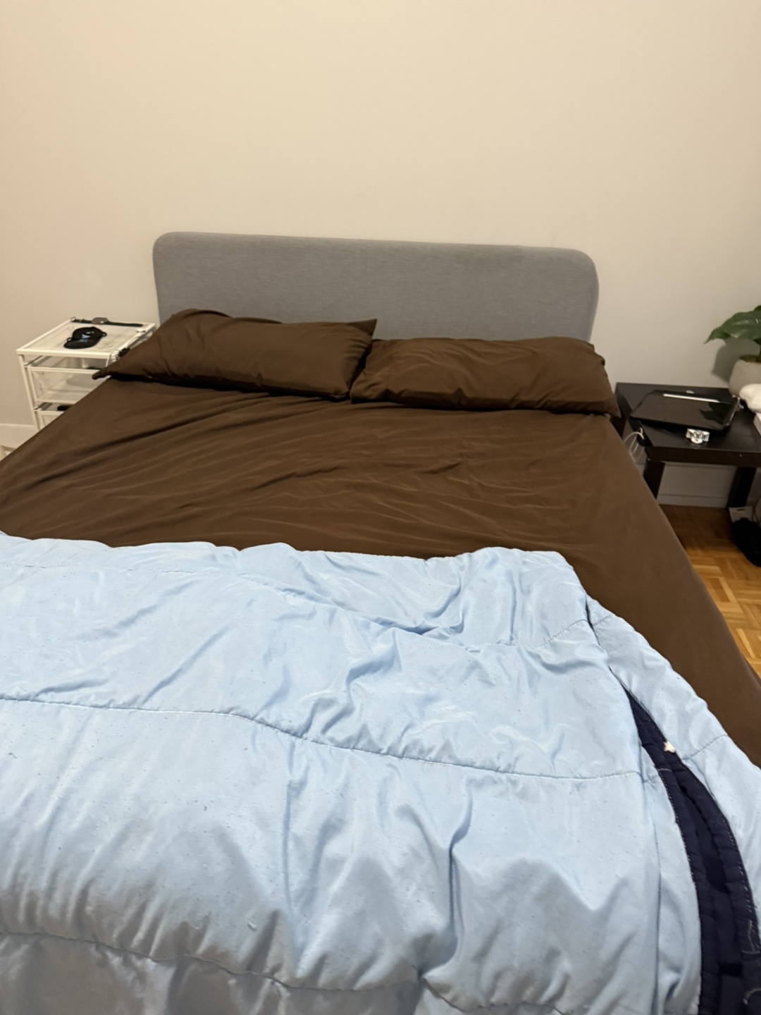 IKEA MALM Queen Bed Frame - Dark Grey