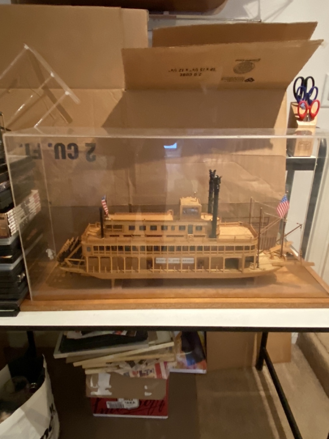 Wooden King of the Mississippi Steamboat