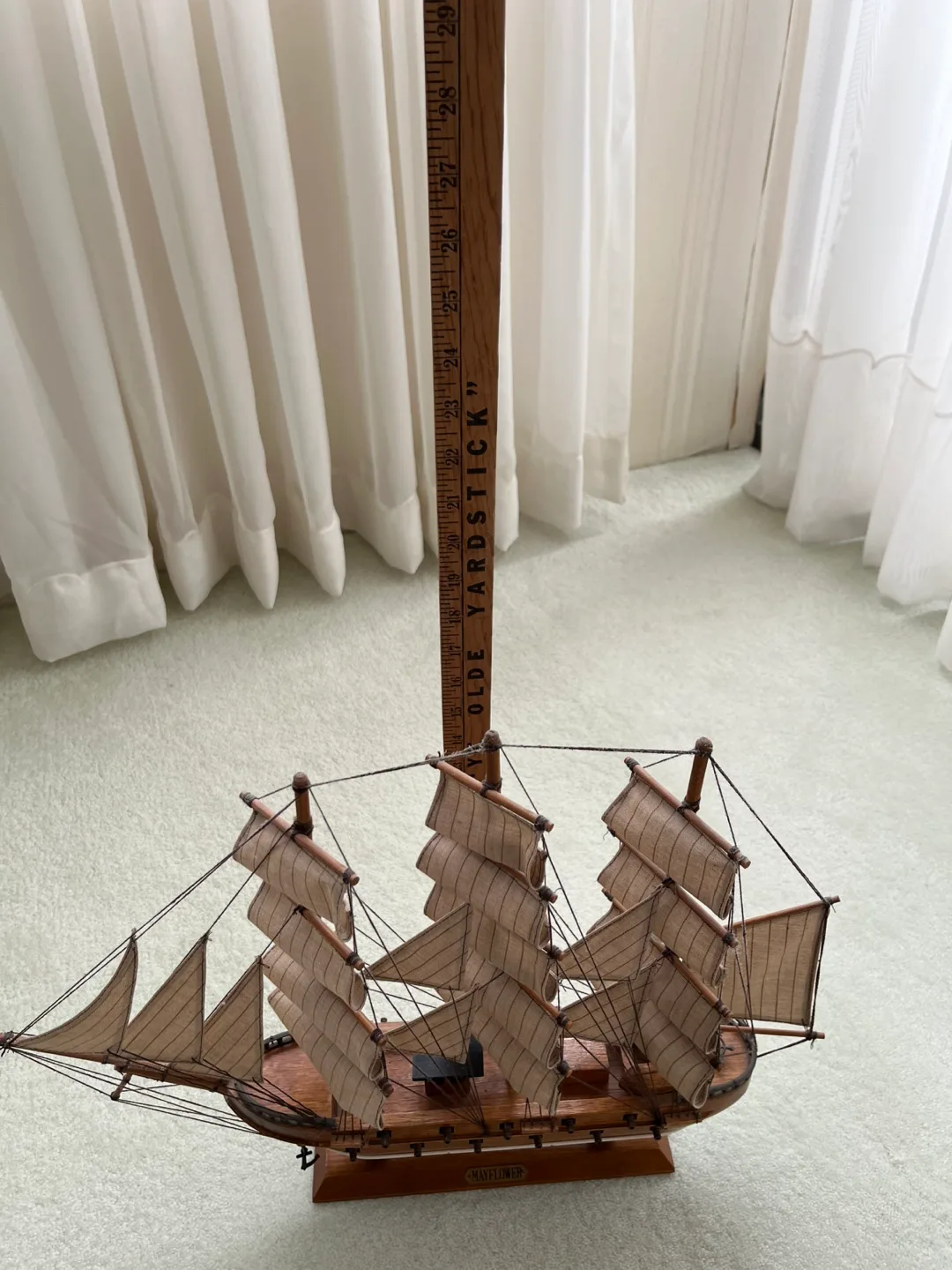 4 Decorative wooden sailboats ⛵️ image indicator(4)