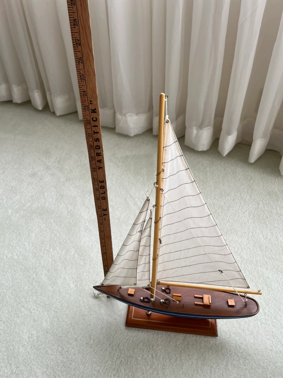 4 Decorative wooden sailboats ⛵️ image indicator(3)