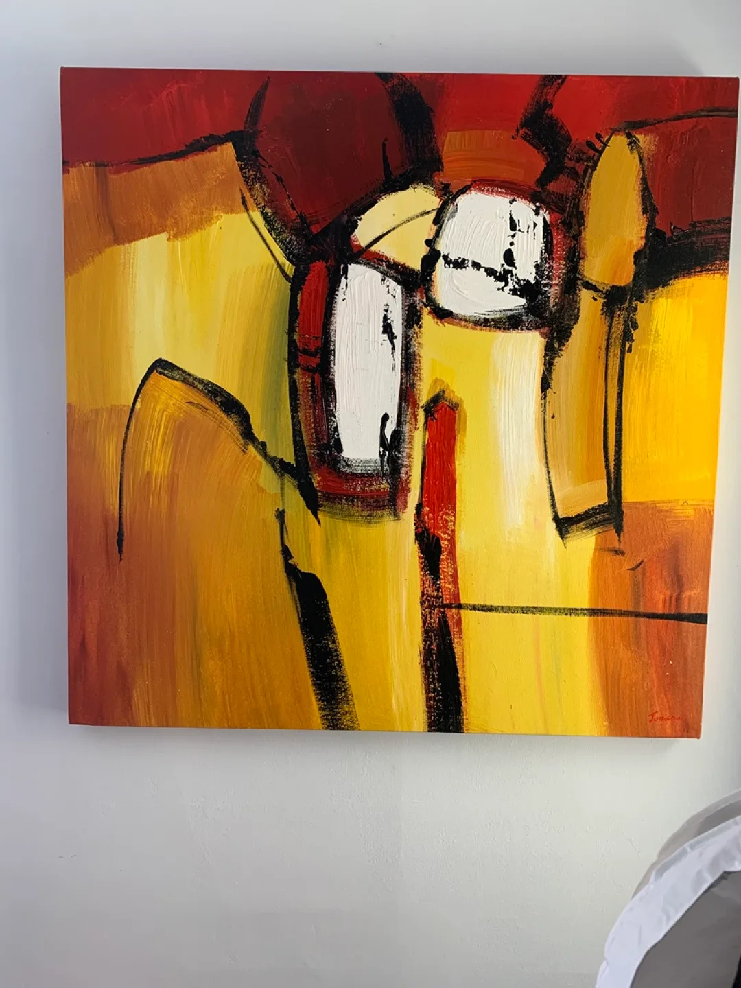 Large Abstract Canvas Wall Original Art thumbnail