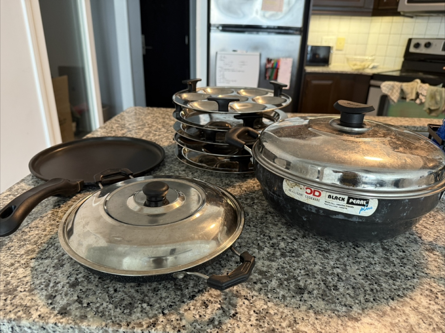 Cookware- Idli and dosa makers, yaws