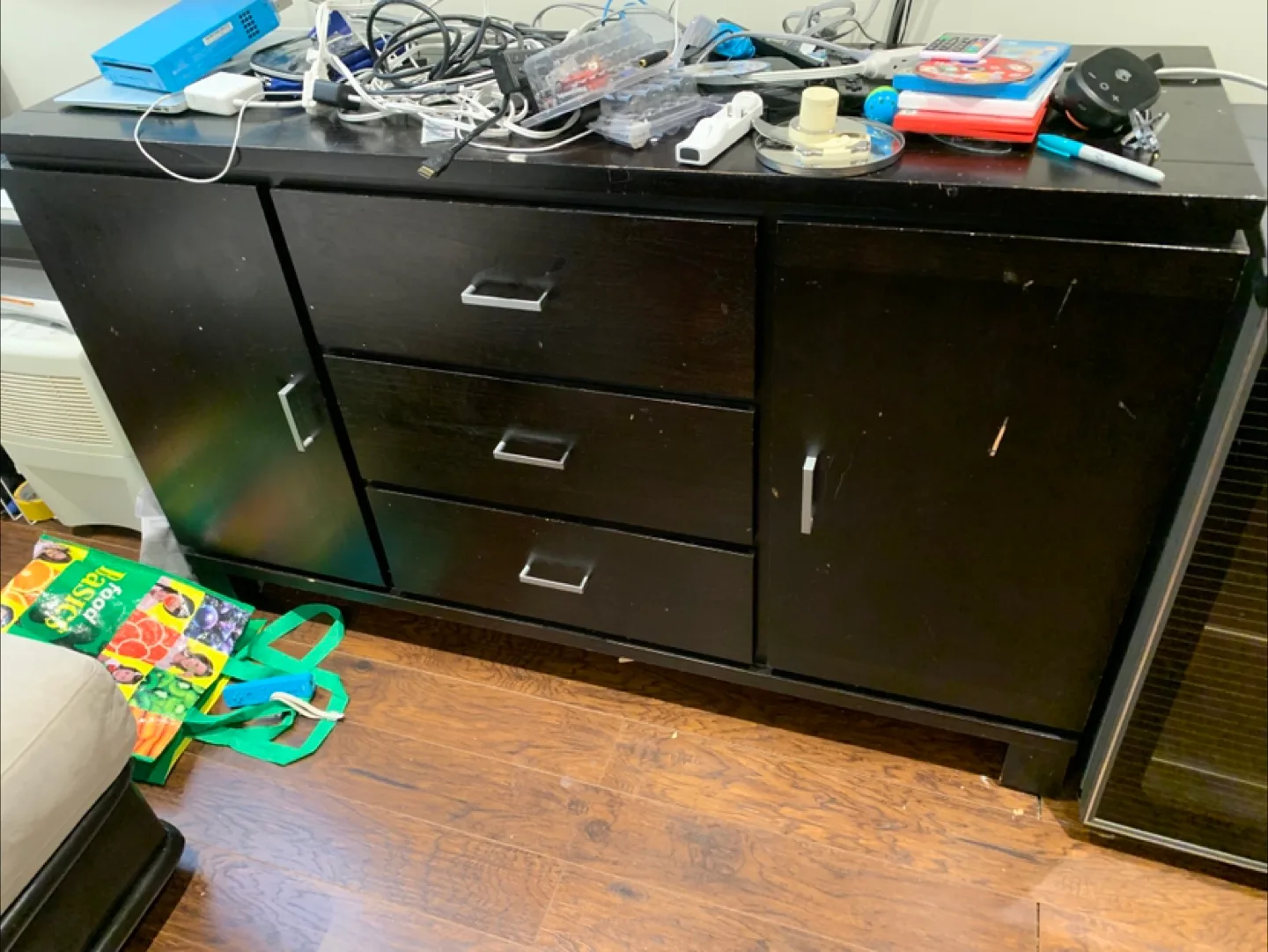 Dark Brown Wooden Cabinet thumbnail