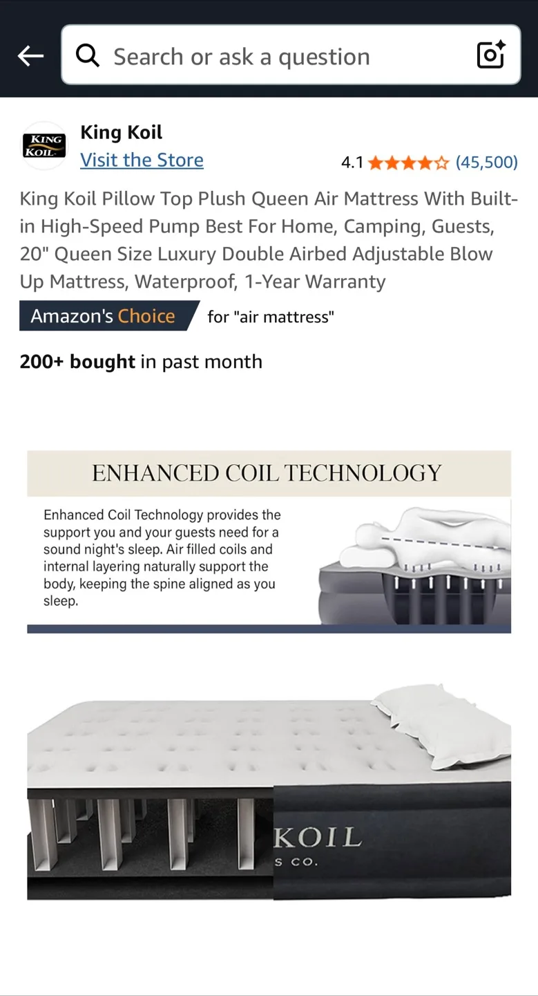 King Koil Air Mattress (Queen) image indicator(5)