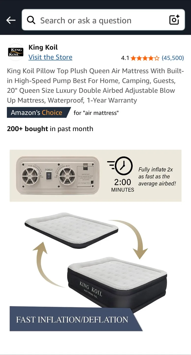 King Koil Air Mattress (Queen) image indicator(4)