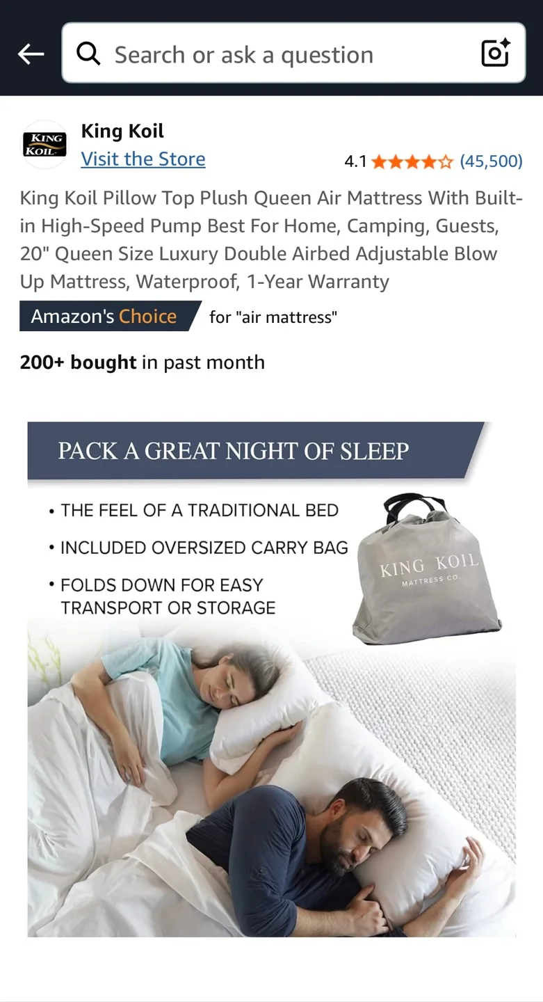 King Koil Air Mattress (Queen) image indicator(6)