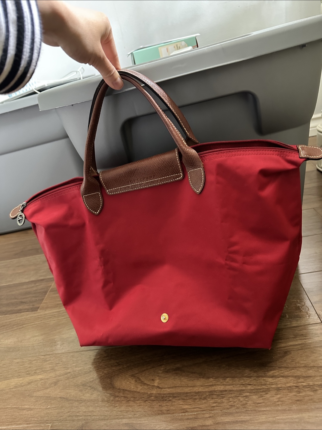 Longchamp Le Pliage Red Tote Bag - photo 2