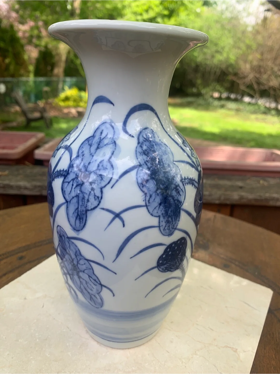 Vintage Pier 1 Oriental Blue and White Vase🏒 image indicator(6)