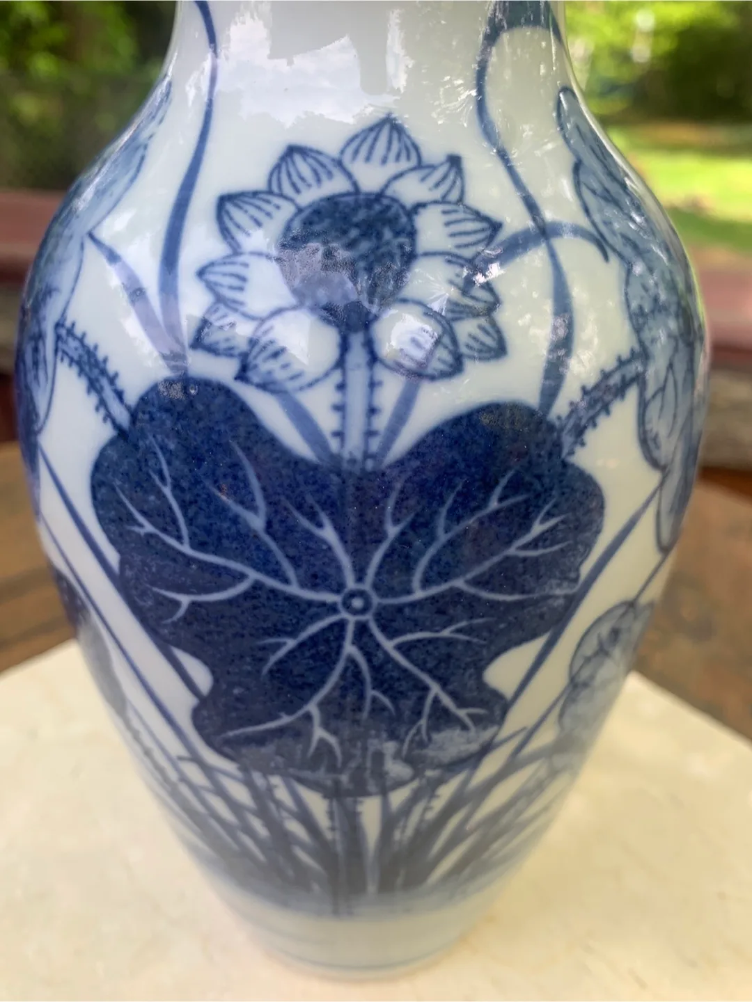 Vintage Pier 1 Oriental Blue and White Vase🏒 image indicator(5)