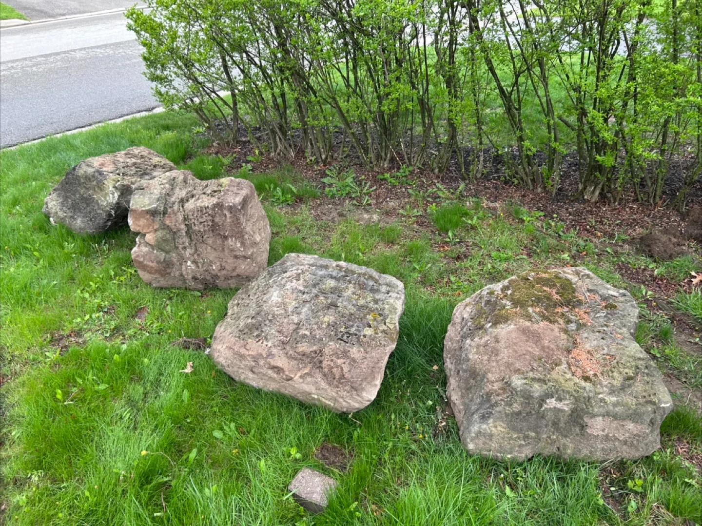 Four Large Landscaping Stones thumbnail