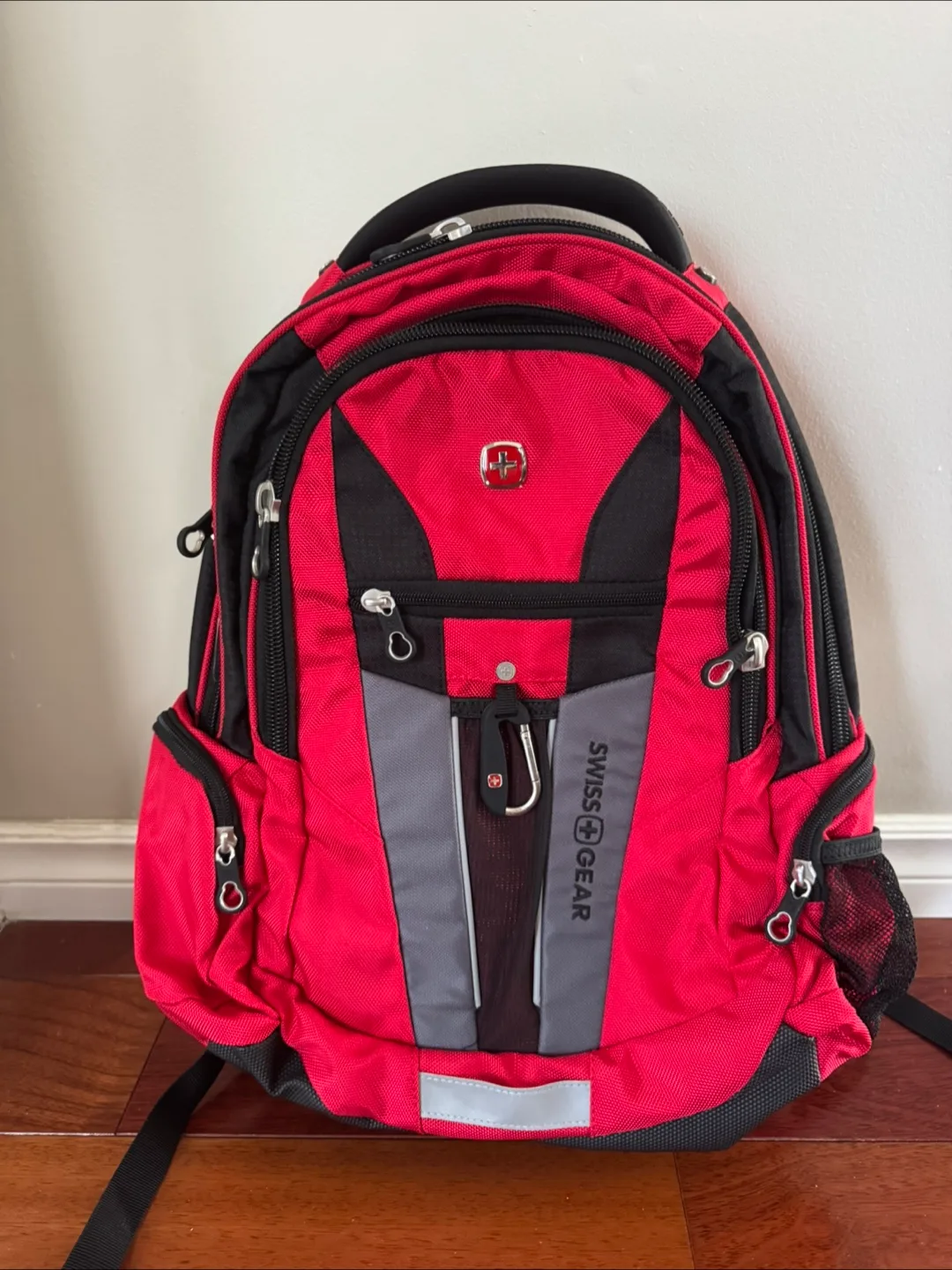 SwissGear Backpack - Red & Black thumbnail